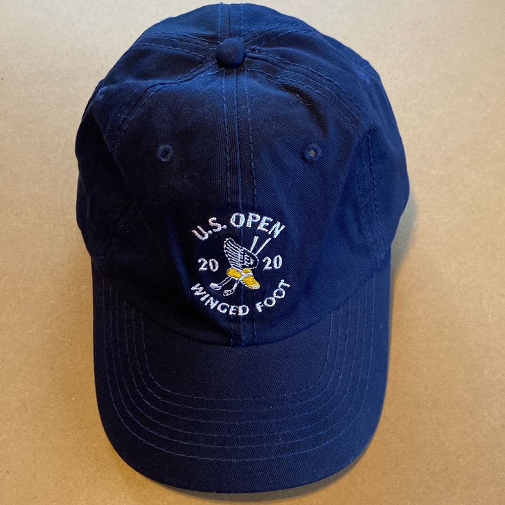 USGA 2020 US Open Winged Foot USGA Member golf baseball cap/hat - navy blue adj
